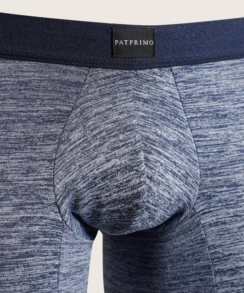 Boxer Pack X5 Medio Microfibra Unicolor Con Textura