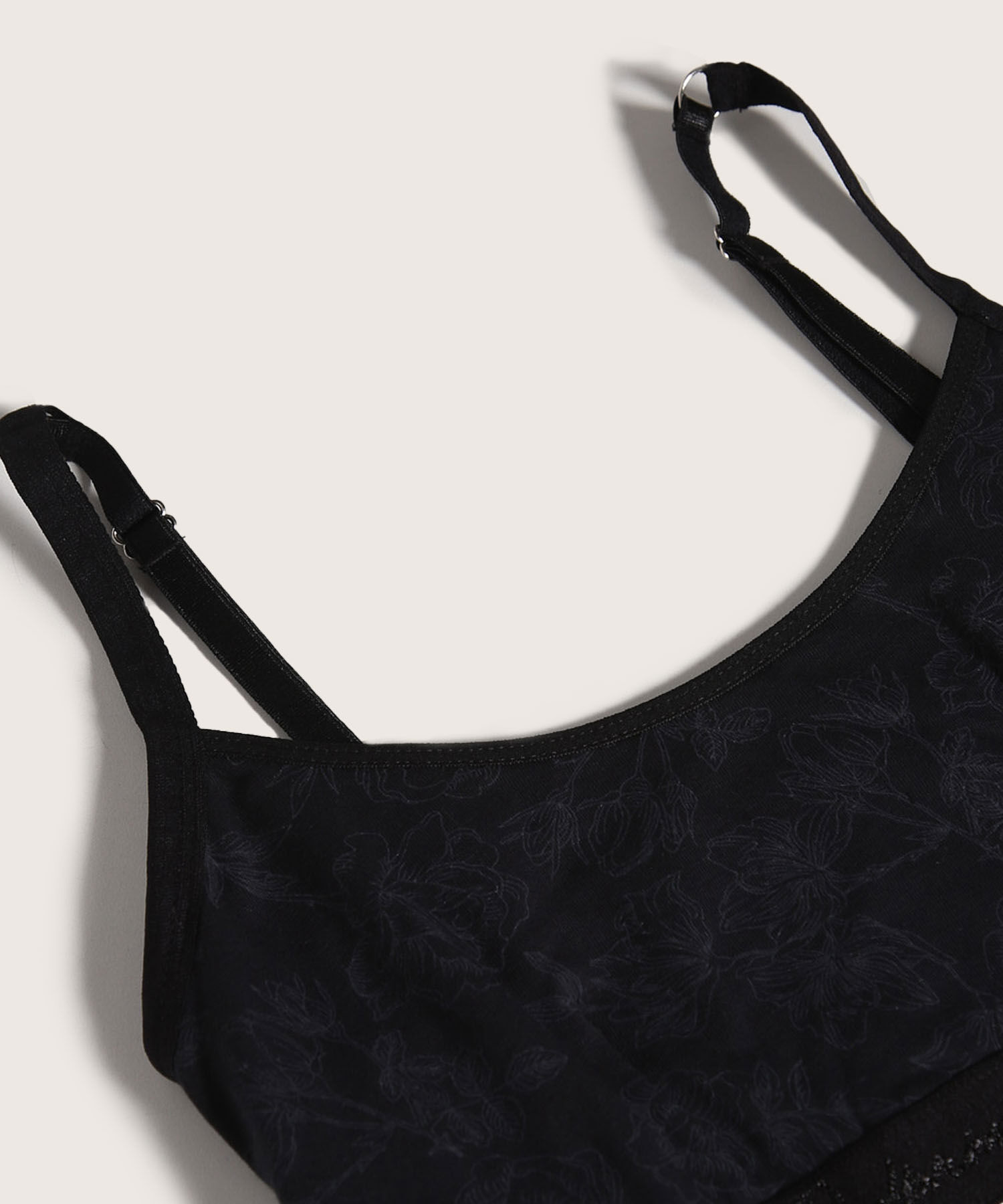 Top Básico Estampado En Algodón