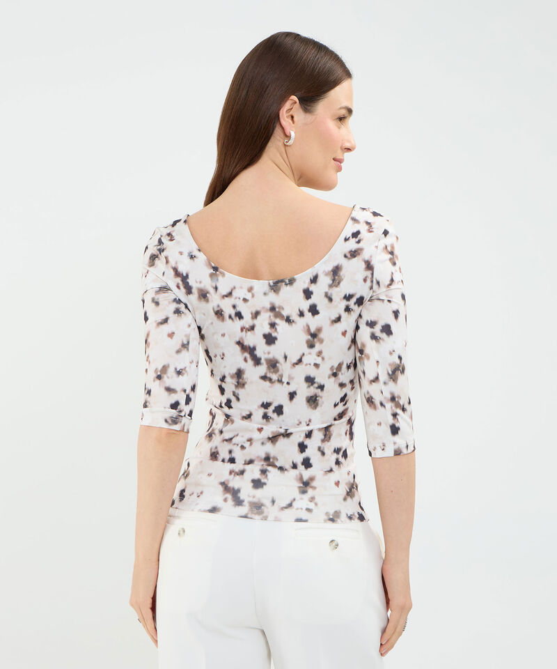 Camiseta Estampado de Manchas