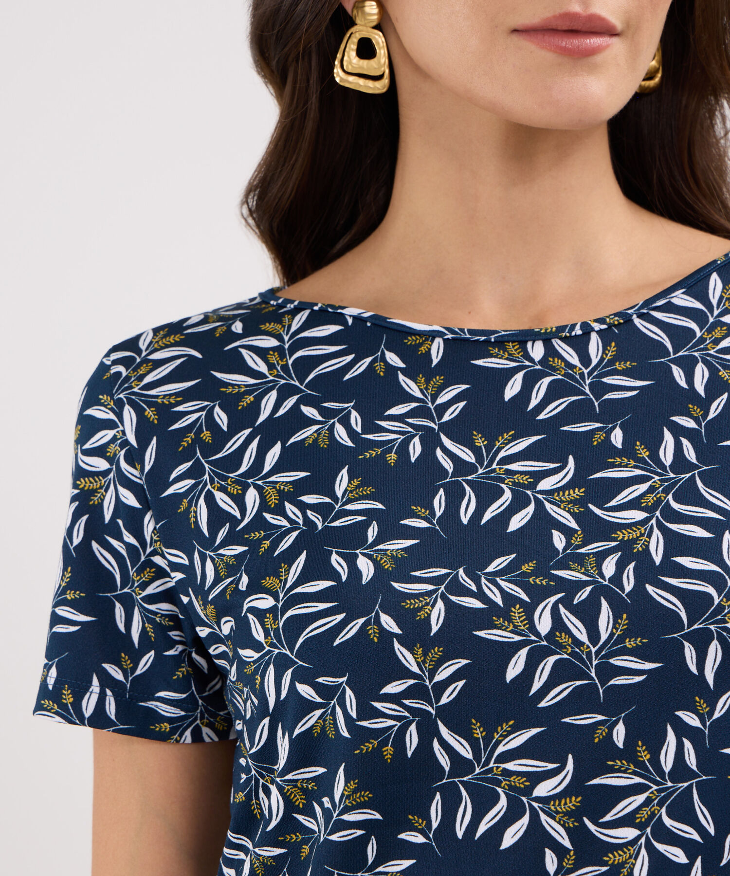 Camiseta manga corta estampada