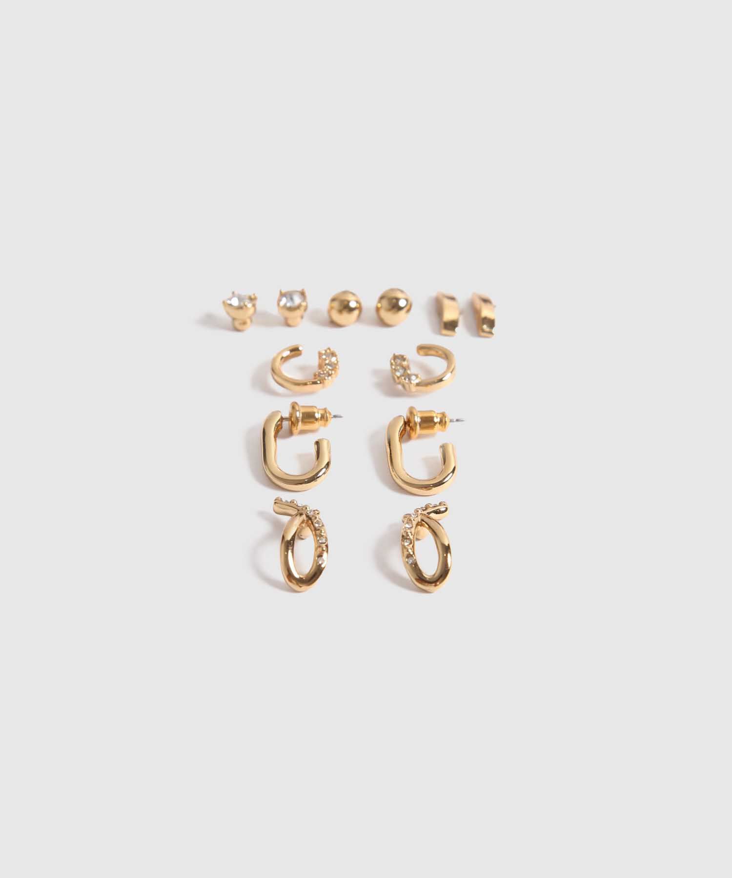 Pack x 6 Aretes con Brillos