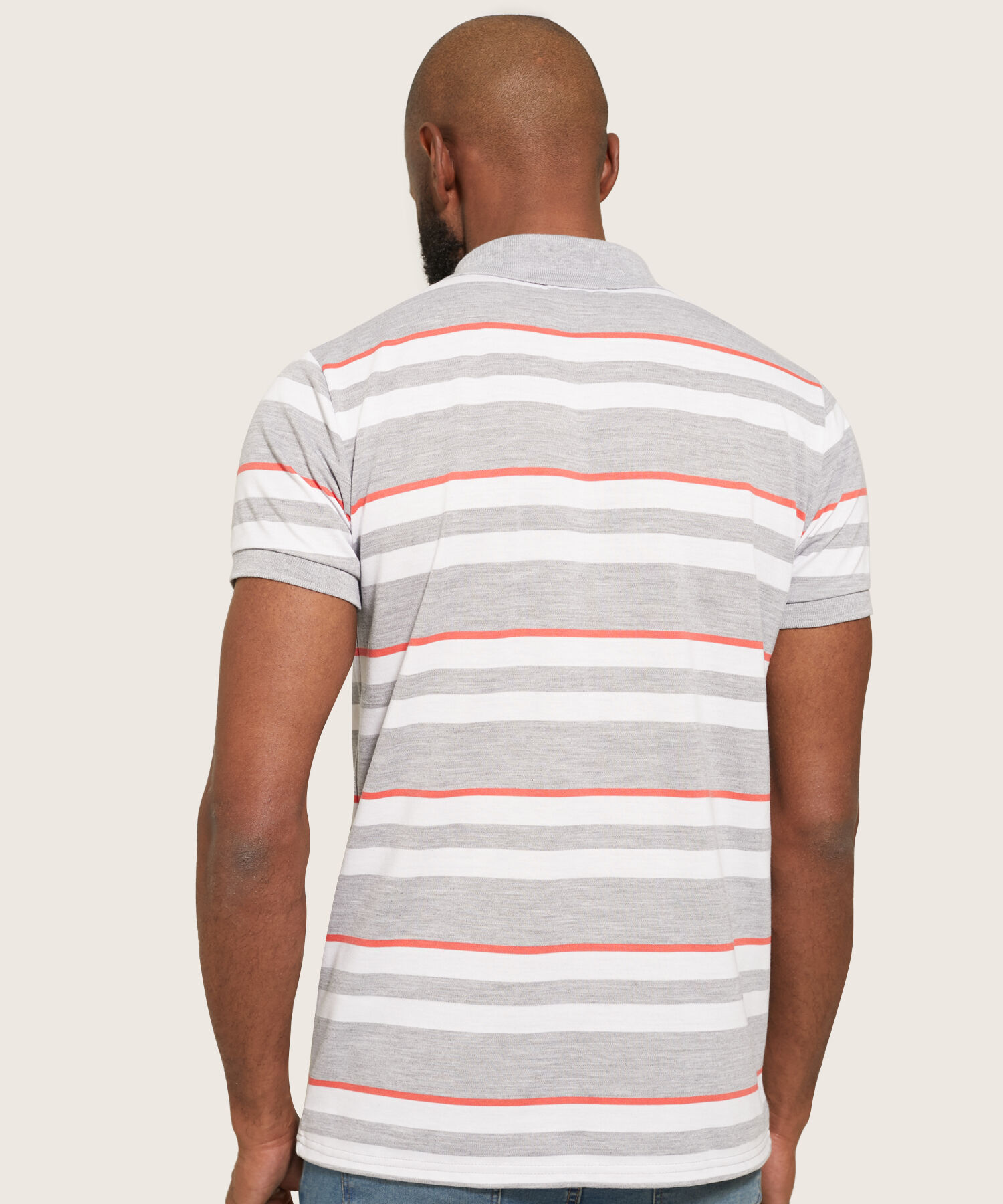 Polo Manga Corta a Rayas