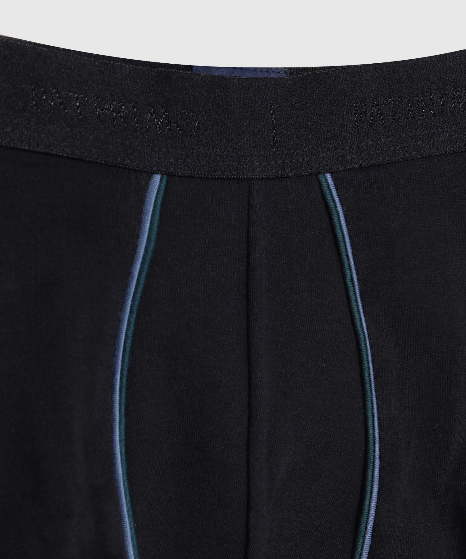 B&oacute;xer Ajustado Con Vivo En Contraste Hombre