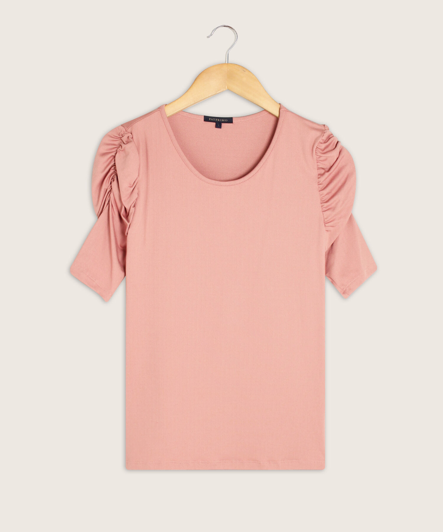 Camiseta con Ruche