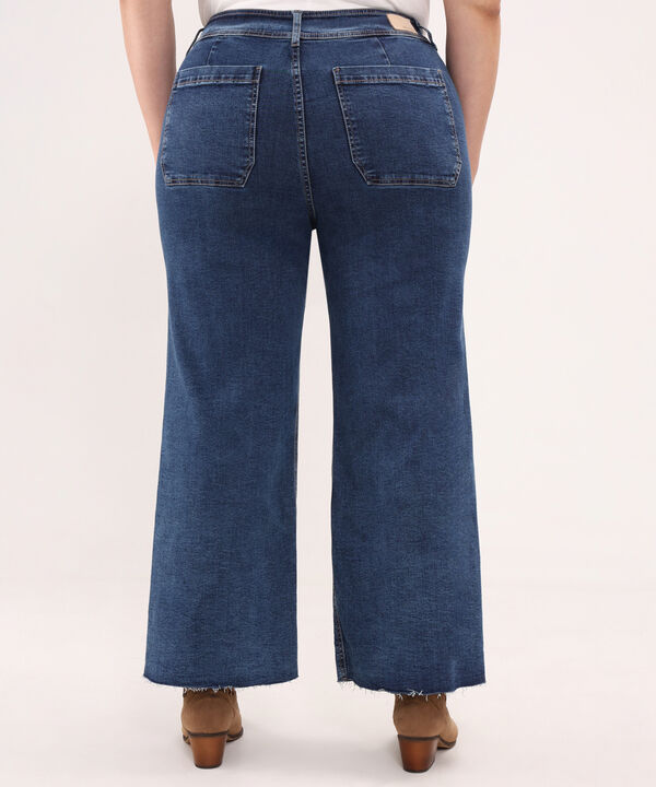 Jean Culotte Tono Azul Medio
