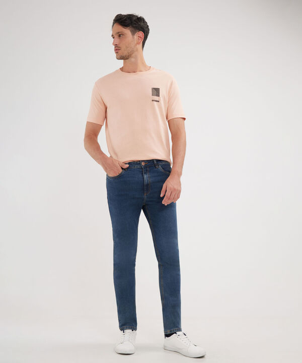Jean Slim Tono Azul Medio image number null