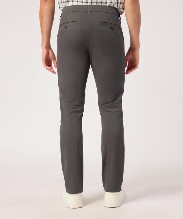 Pantalon Tipo Chino Unicolor 