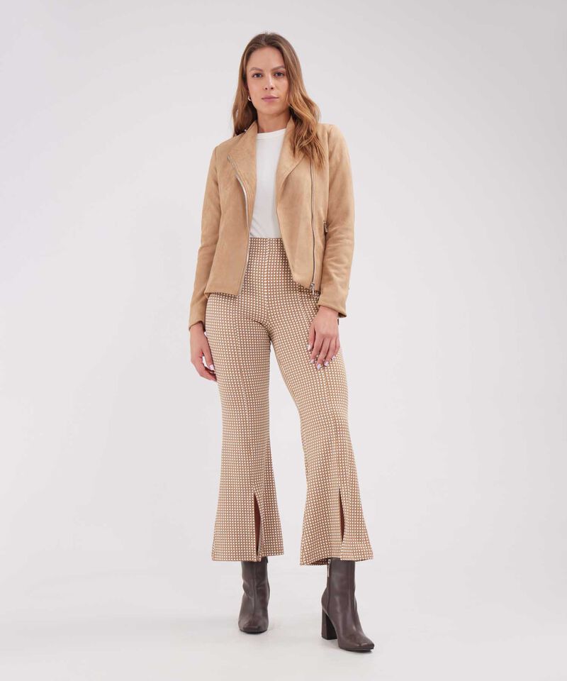 Legging Estampado, Bota Acampanada
