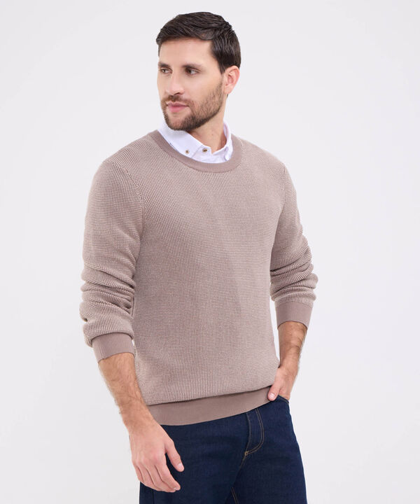 Saco Cuello Redondo Para Hombre image number null
