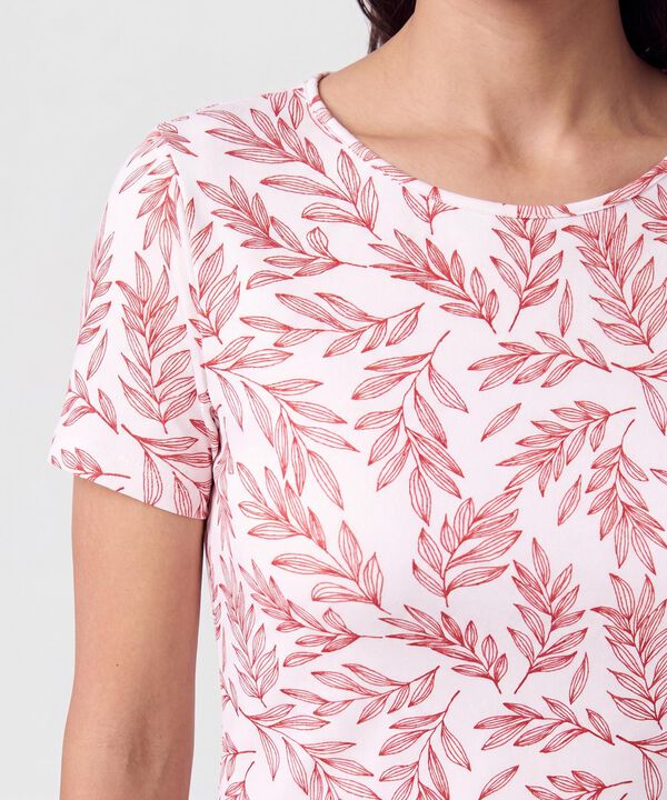 Camiseta manga corta estampada