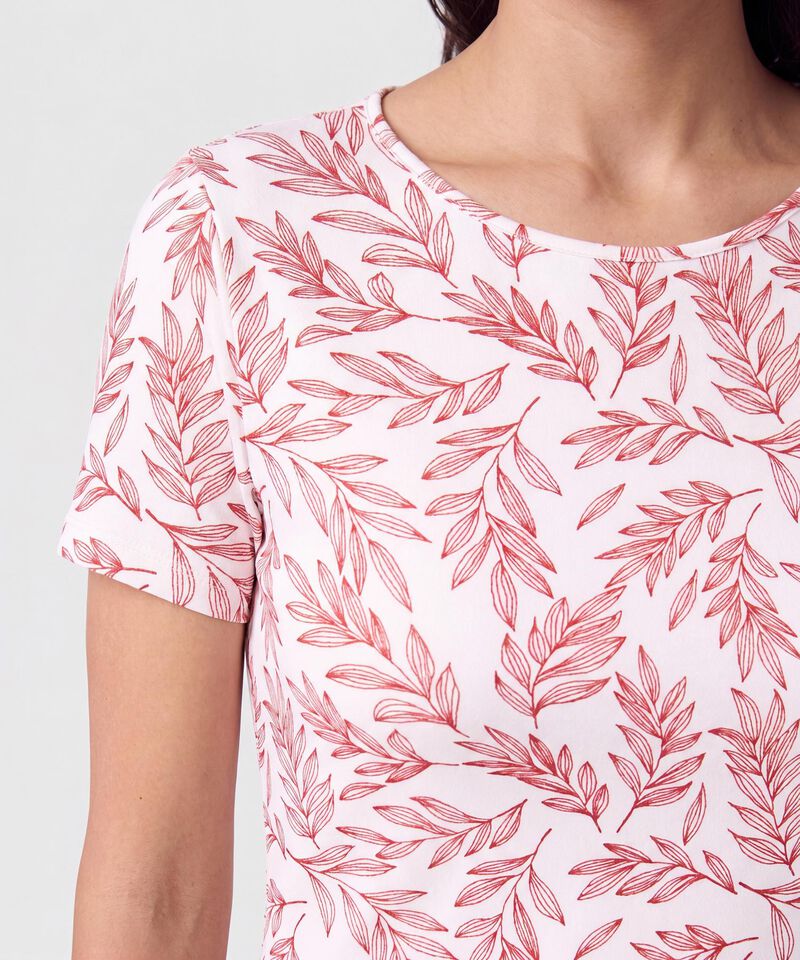 Camiseta manga corta estampada