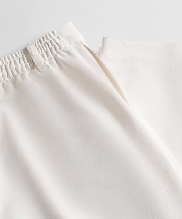 Pantalón de Bota Ancha con Pinzas Para Mujer Curvy image number null