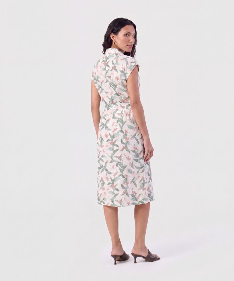 Vestido Camisero Ajustable Para Mujer