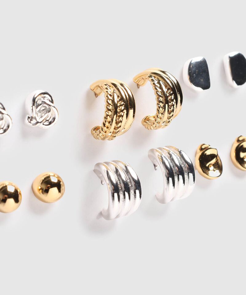 Set X6 Pares De Aretes De Moda Para Mujer