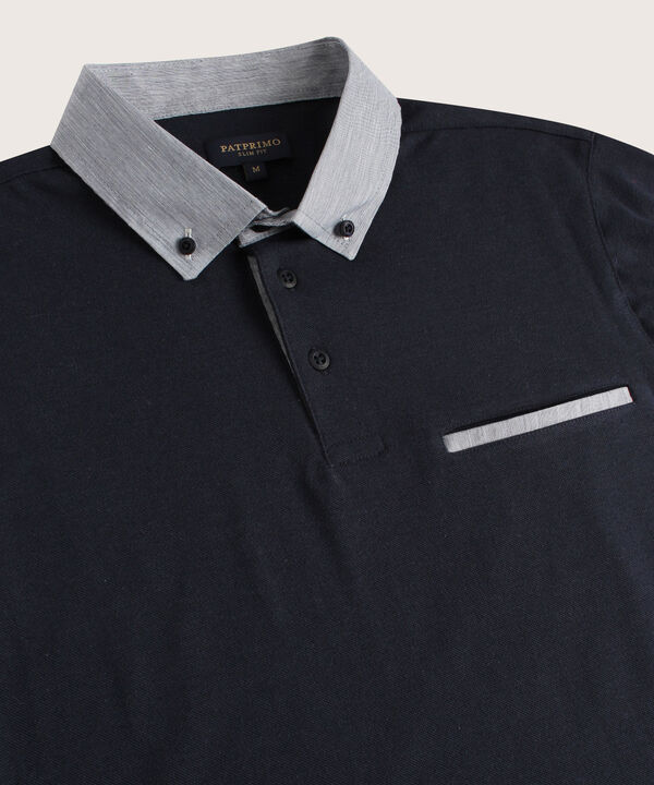 Polo Unicolor Cuello Duro image number null