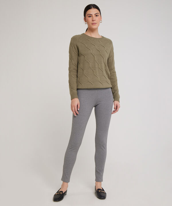 Legging Estampado Con Pretina Ancha image number null