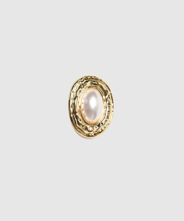 Broche Ovalado Con Perla Central image number null