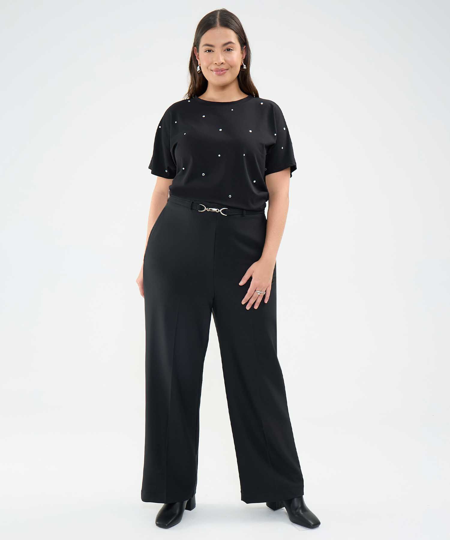 Pantalón Casual con Cinturón