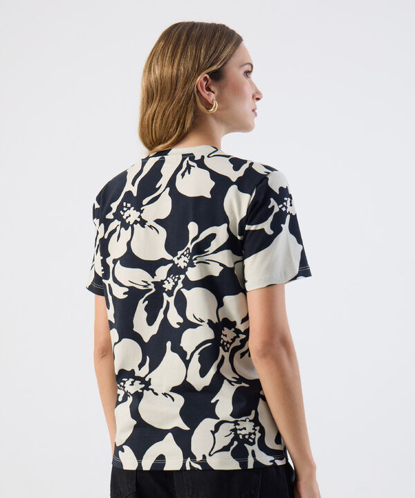 Camiseta Silueta Recta Para Mujer