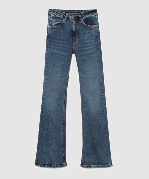 Jean Boot Cut Tono Medio