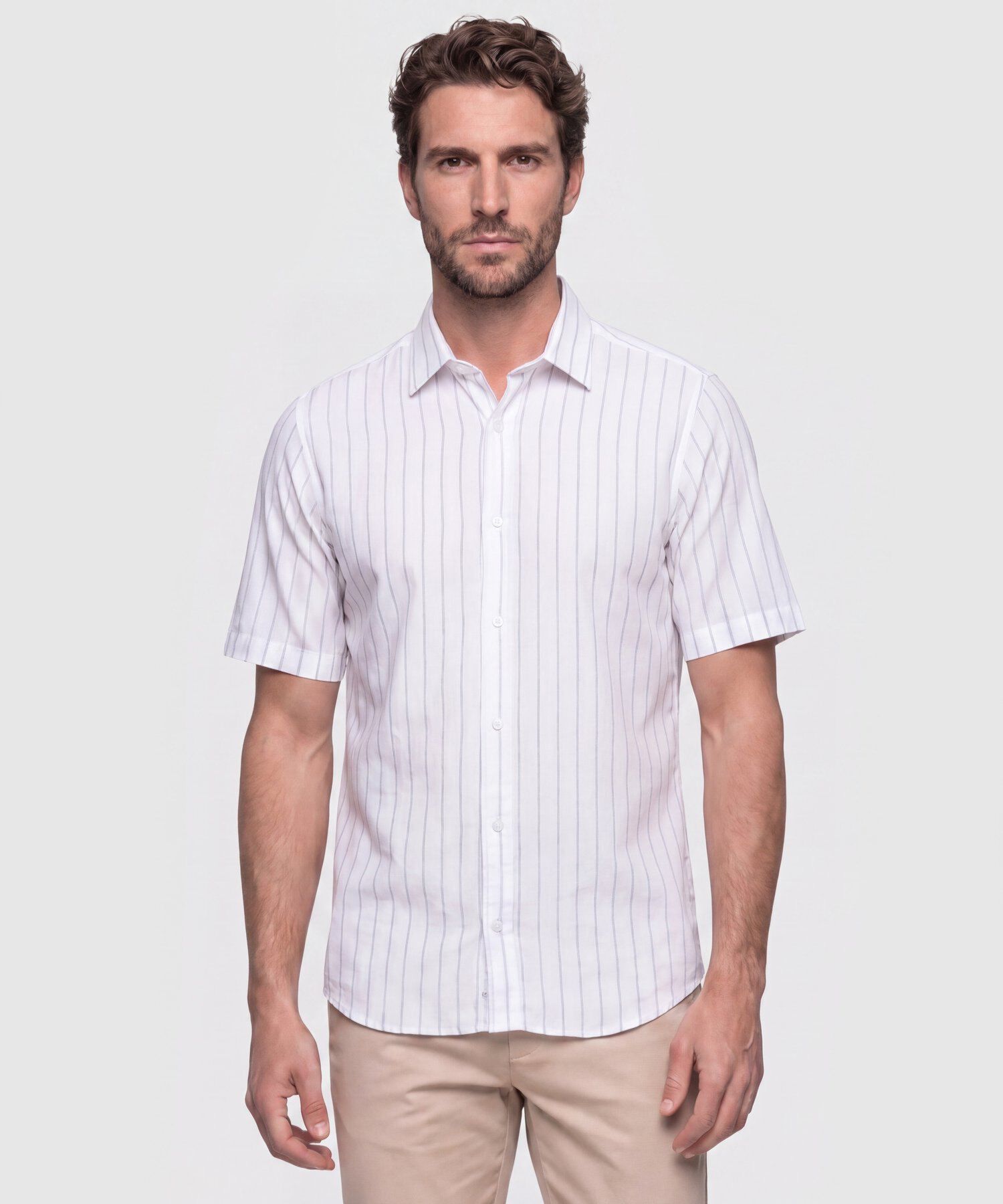 Camisa Manga Corta Cl&aacute;sica para Hombre