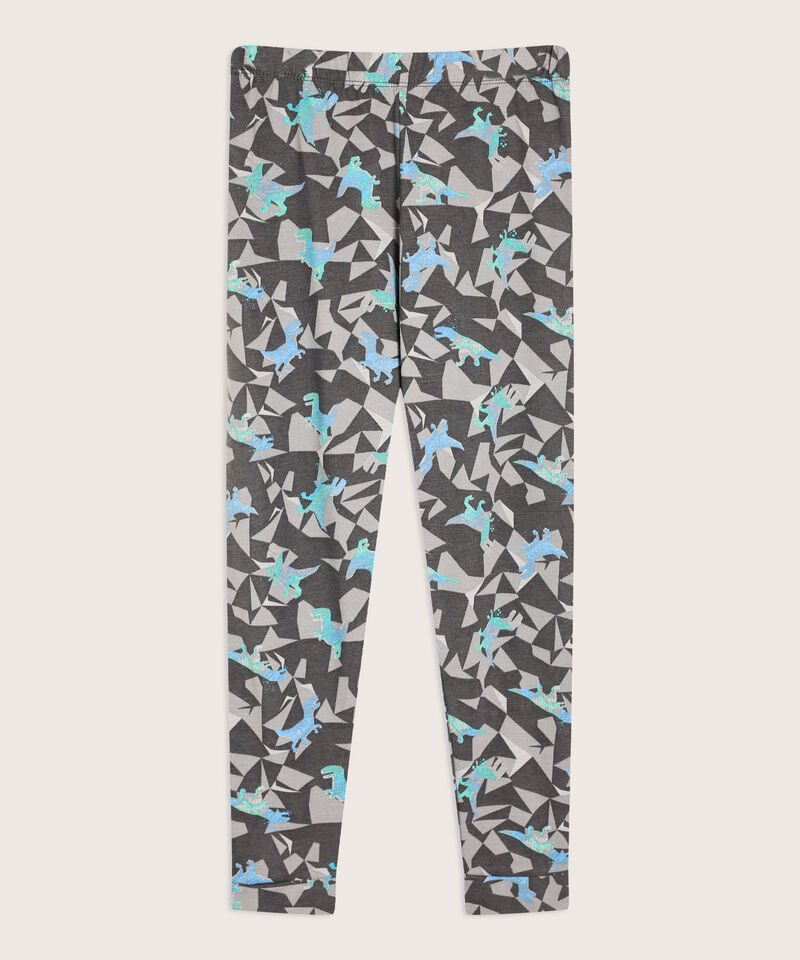 Pijama Con Camiseta Estampada