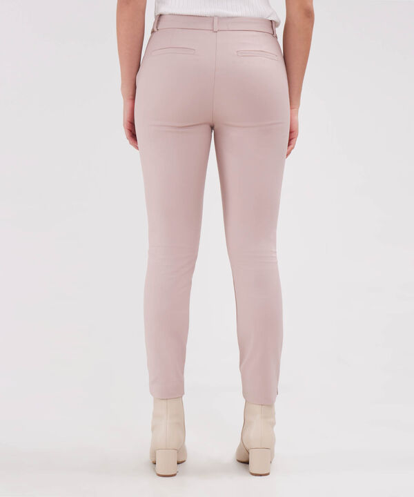 Pantalón Clasico Unicolor Bolsillo Diagonales