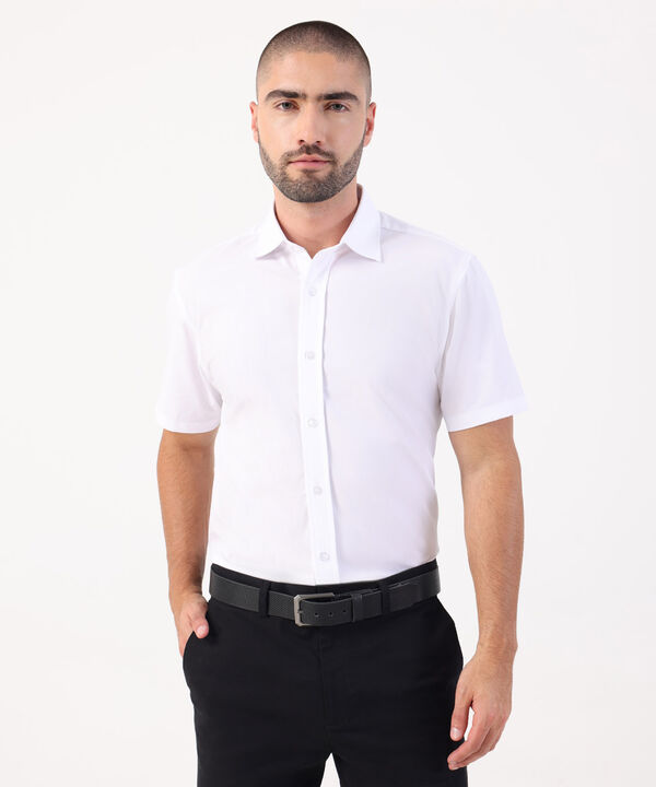 Camisa Formal Manga Corta Para Hombre image number null