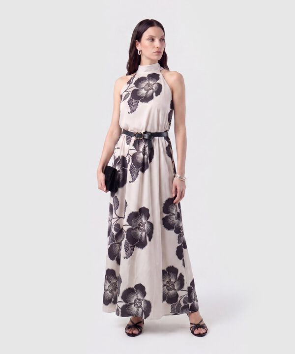 Vestido Cuello Halter Largo para Mujer