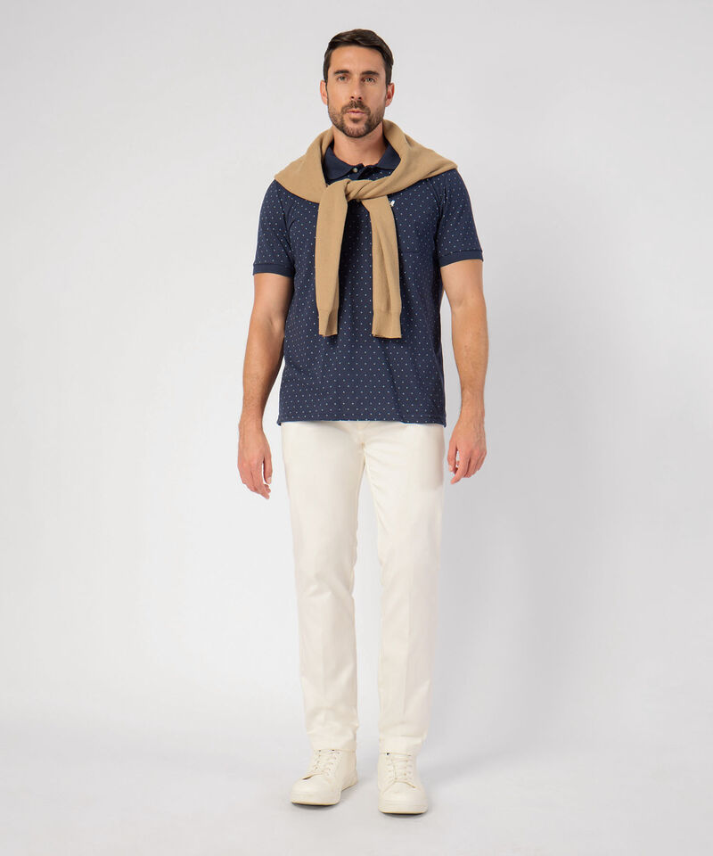 Polo Tejida Estampada