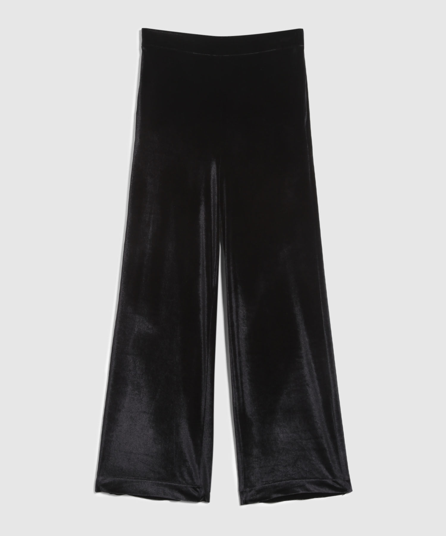 Pantalon Con Textura Unicolor 