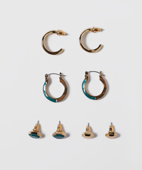 Aretes Set X 4 Pares De Aretes Ref. Kf233-0026-1
