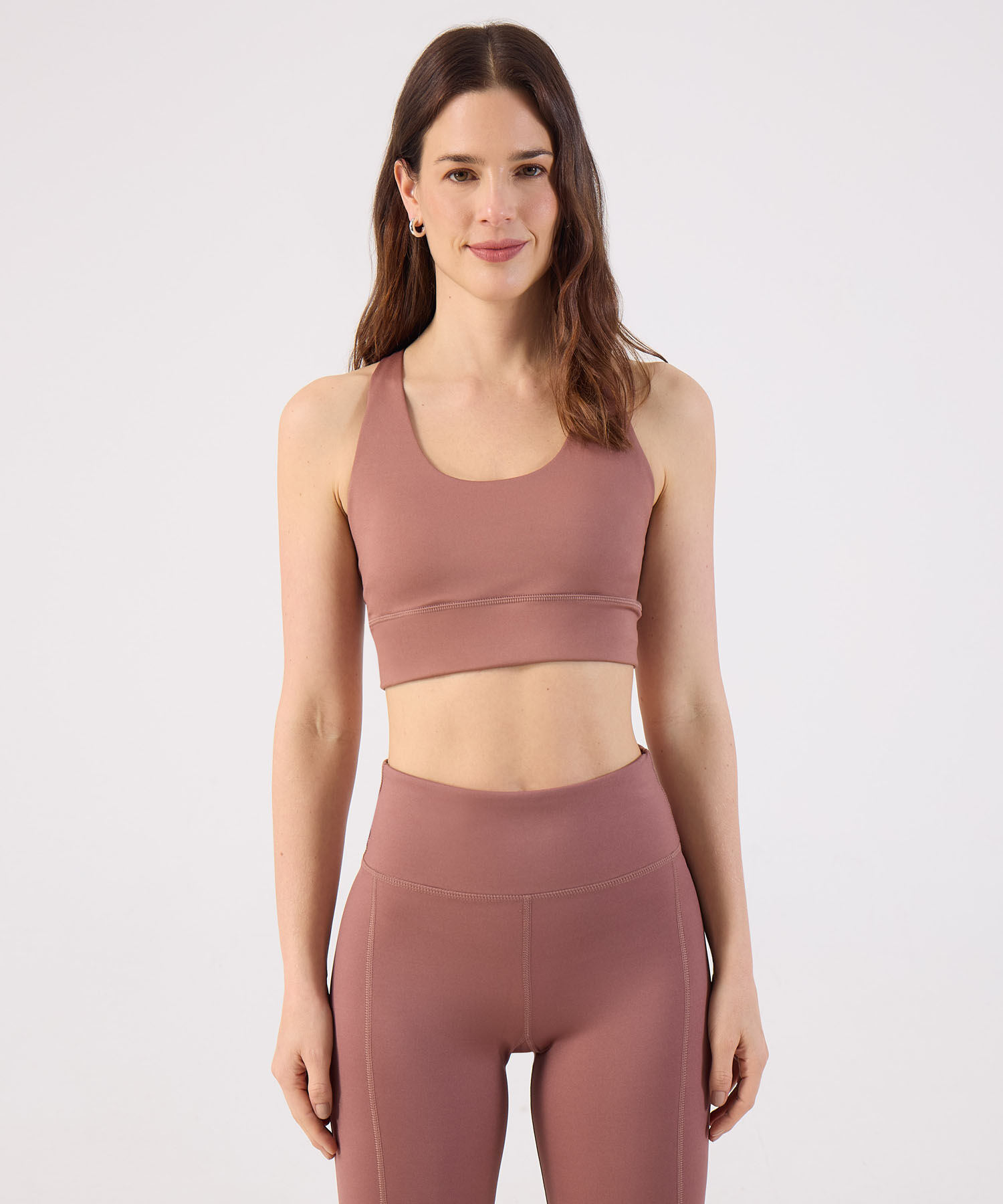 Top Espalda Cruzada Soporte Medio