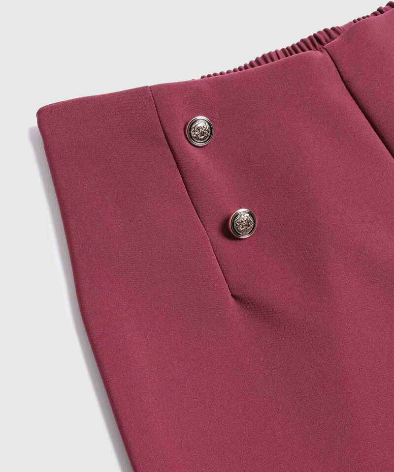 Pantalón Casual Con Botones