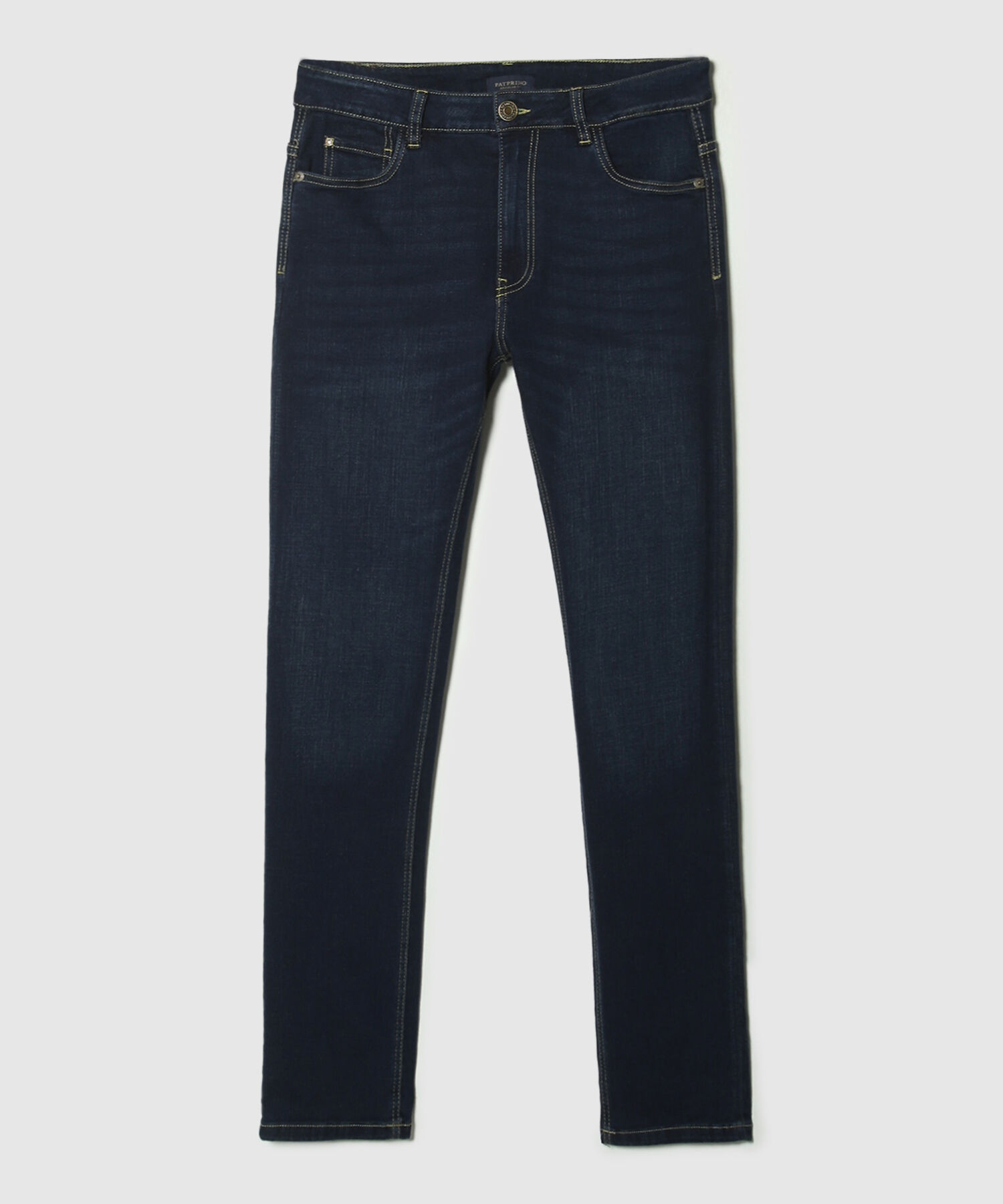 Jean Rimo Masculino Jean Regular Clásica Tono Azul Oscuro