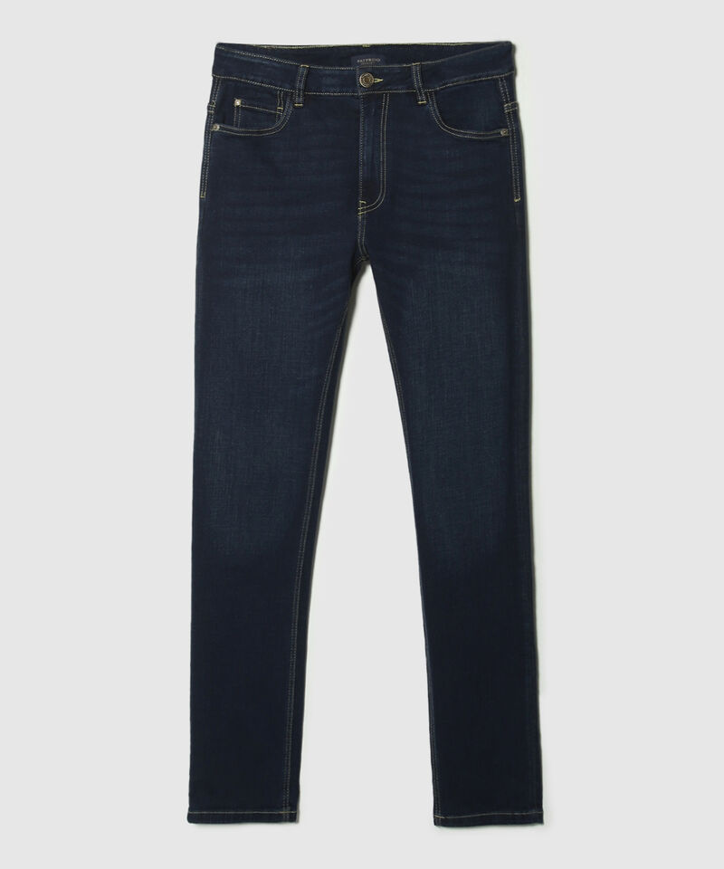 Jean Rimo Masculino Jean Regular Clásica Tono Azul Oscuro