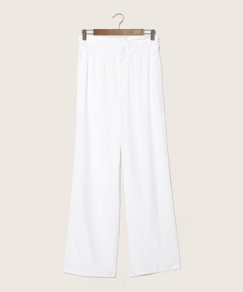 Pantalón Tipo Paper Bag Unicolor