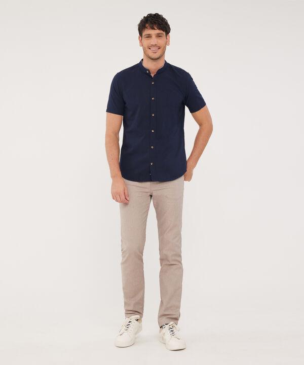 Camisa Manga Corta Unicolor