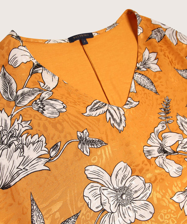 Camiseta Estampada Cuello En V