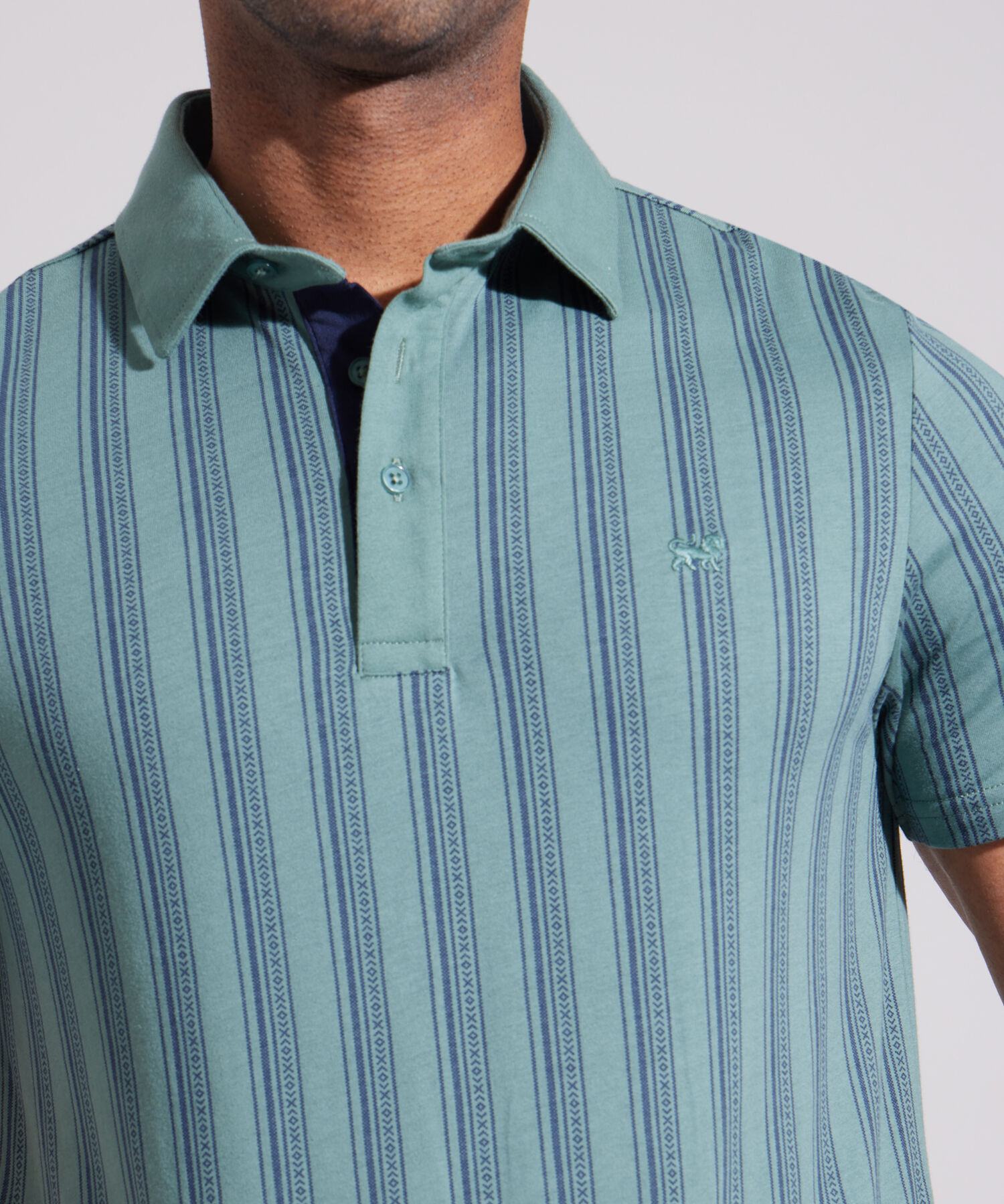 Polo Cuello Duro, Estampado