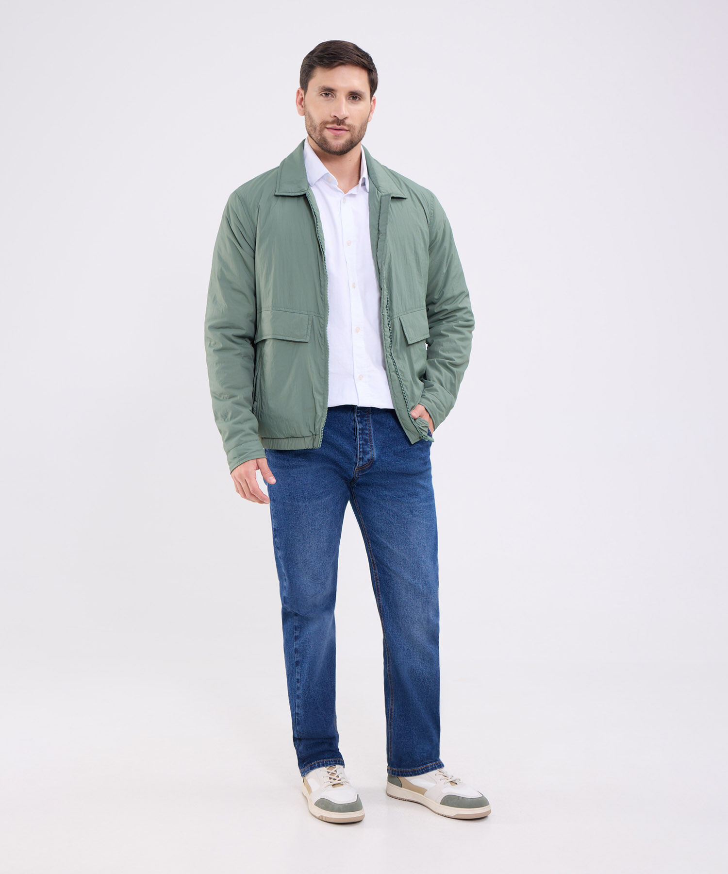 Chaqueta Impermeable Para Hombre