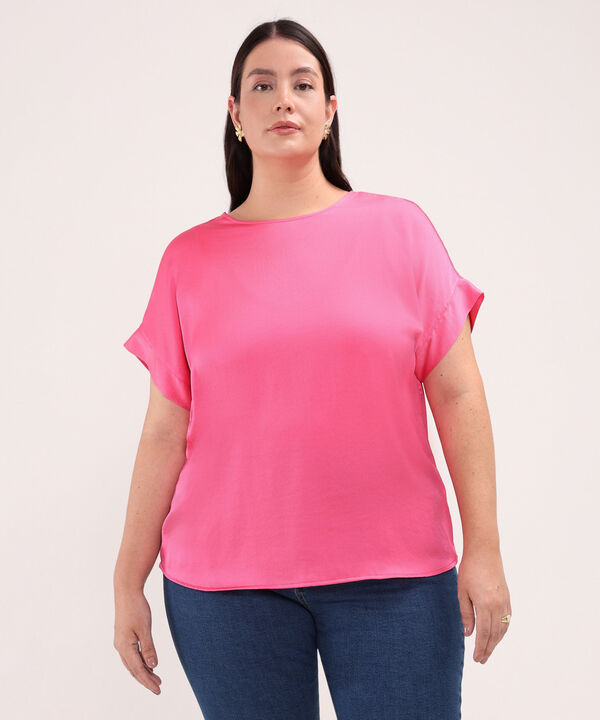 Blusa Unicolor Hombro Corrido image number null