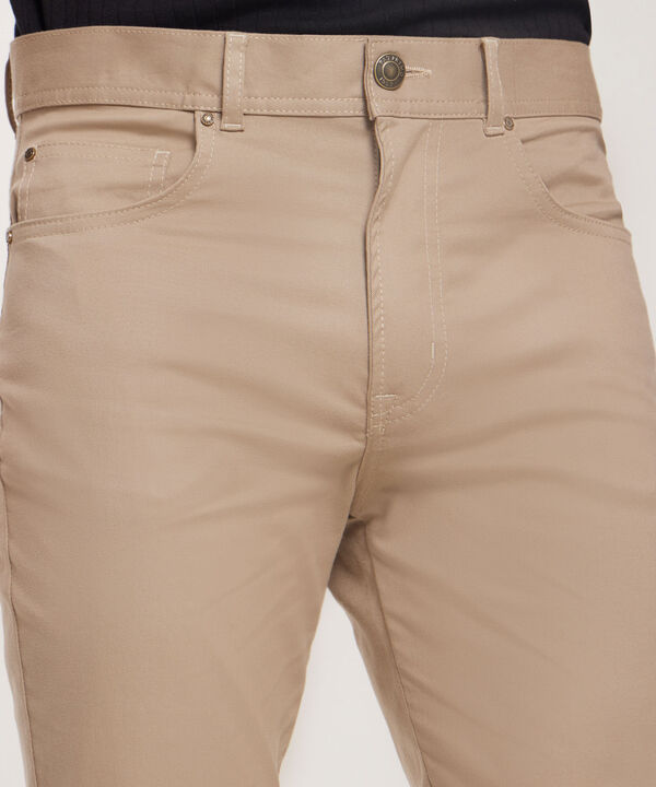 Pantalón 5 Bolsillos Unicolor
