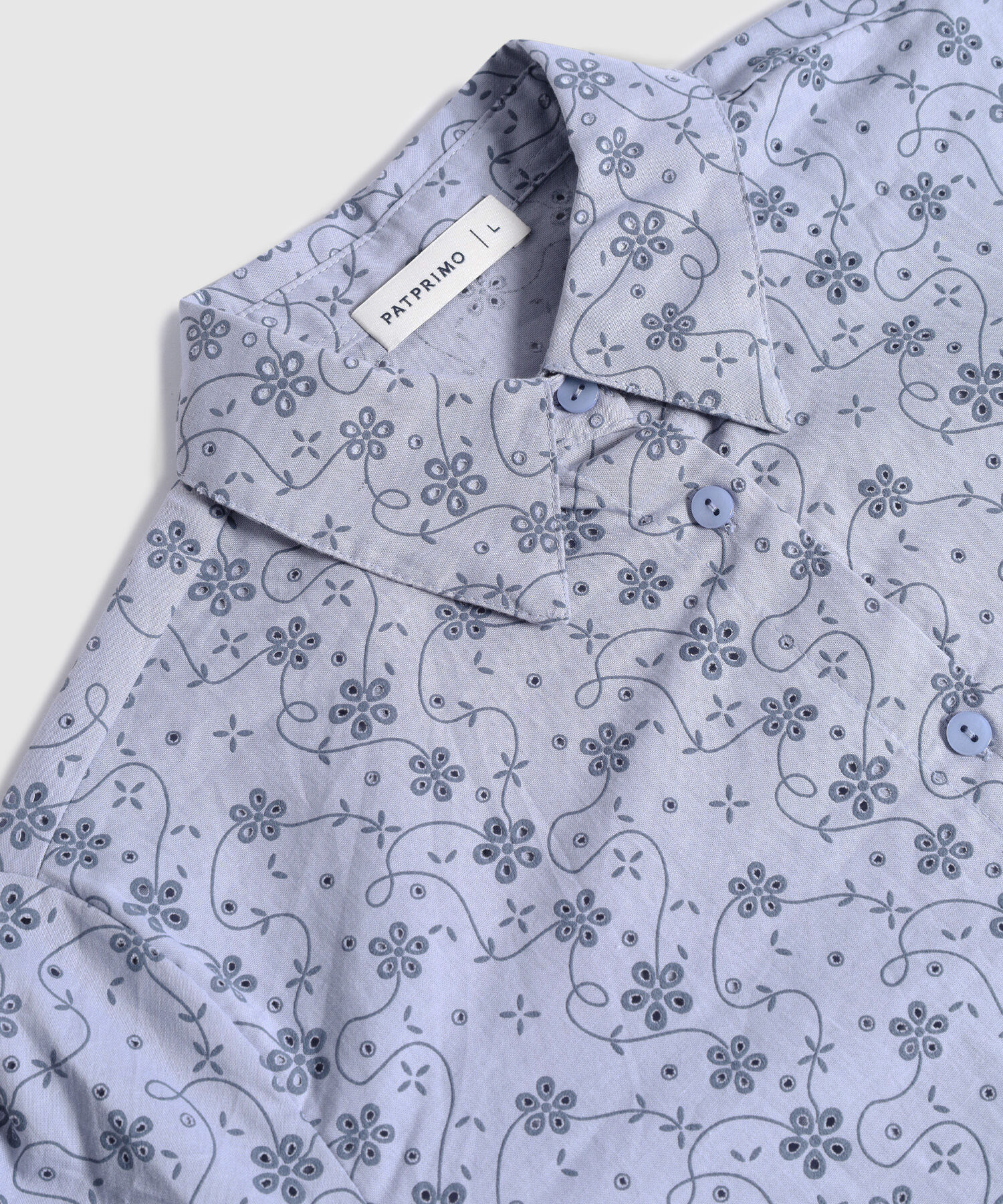 Blusa Estampada de Manga Tres Cuartos