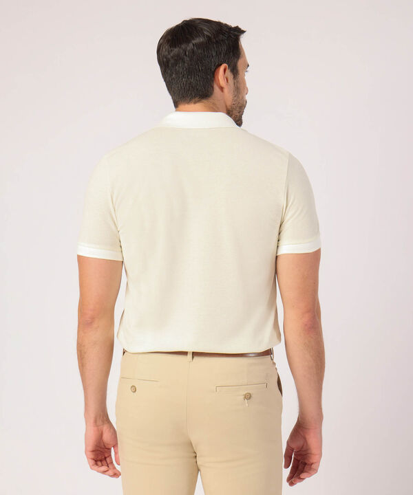 Polo Unicolor Con Bolsillo 