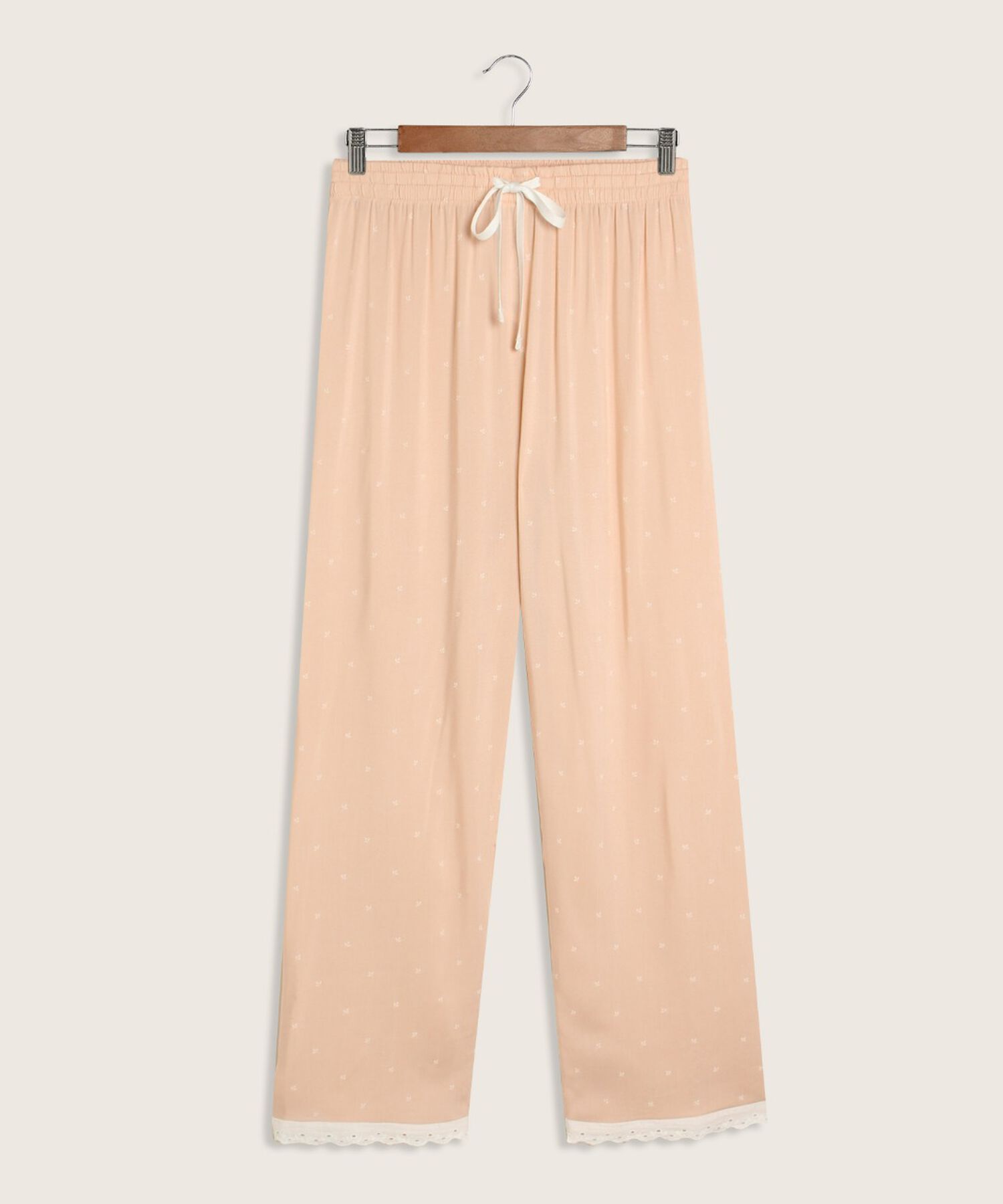 Pijama Manga Corta Unicolor Cuello