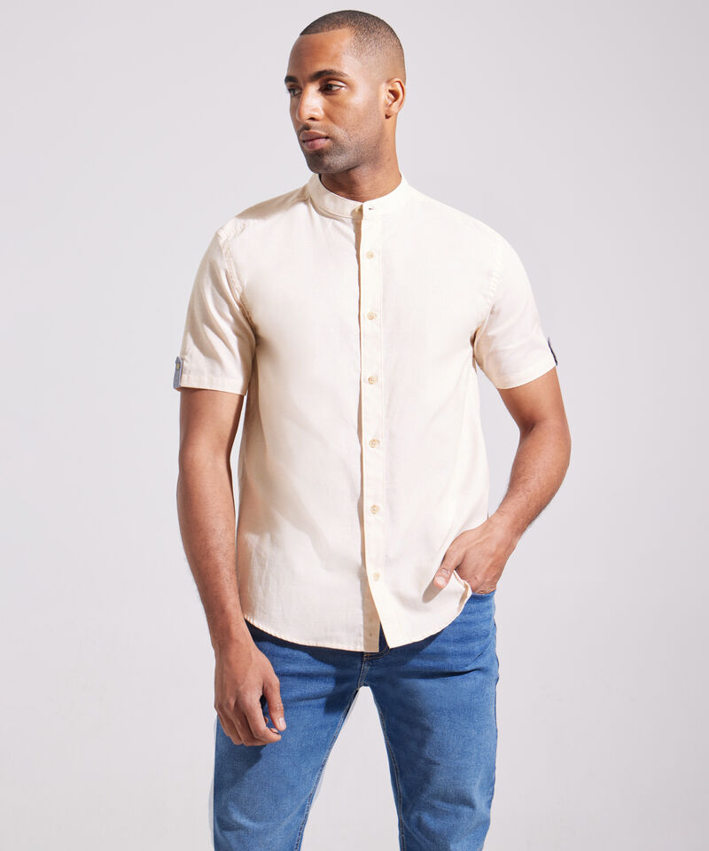Camisa Preteñida Manga Corta