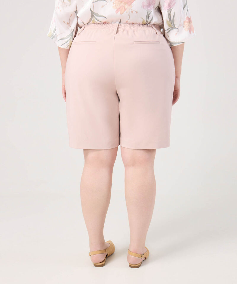 Bermuda Sastrera Con Pinzas Para Mujer Curvy