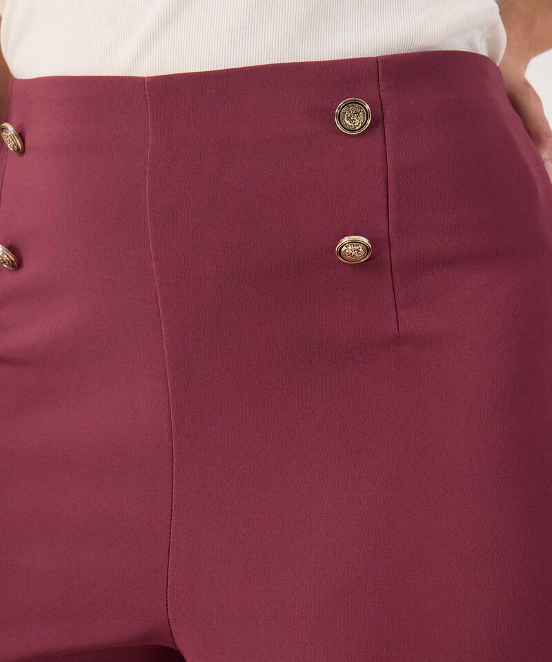 Pantalón Casual Con Botones