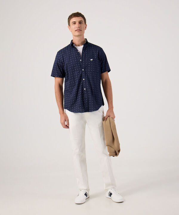 Camisa Manga Corta Con Bolsillo image number null